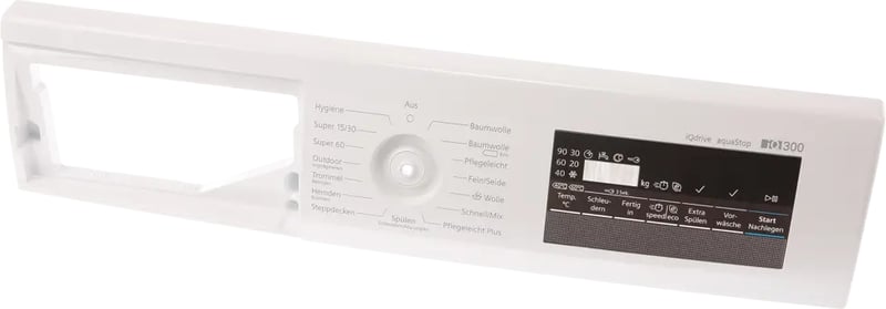 Bedienblende für Geschirrspüler Bosch 11029558 Frontblende, weiß