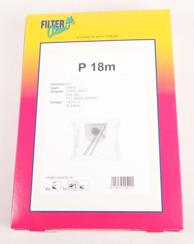 Staubsaugerbeutel für Staubsauger Filterclean P18 fl0167-k 5er Pack Vlies.
