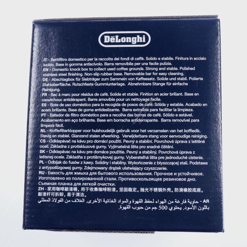 Abklopfbehälter DeLonghi AS00003191 für Kaffeemaschine – Edelstahl, robust