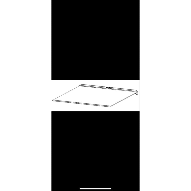 GLASS SHELF ASSY FS BI B16 ARCP1 L-S-D 4657831300 Beko