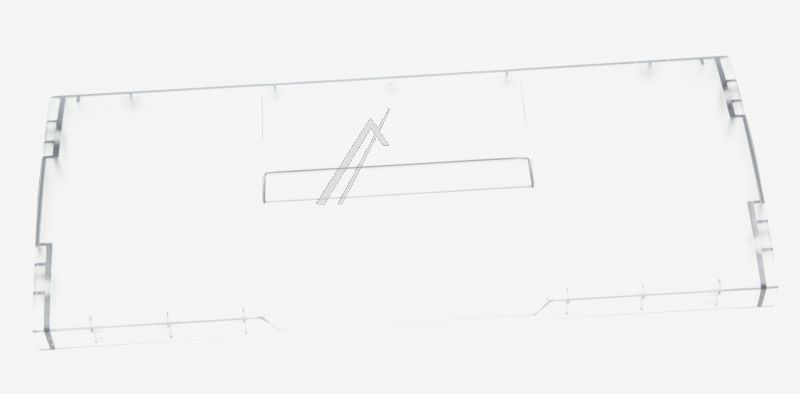 Schubladenabdeckung für Kühlschrank Beko C00867875 Transparent Grau 154mm