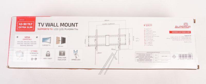 TV-Wandhalterung für Fernseher Superior SUPSTV021 43 Zoll, neigbar, extra schlank