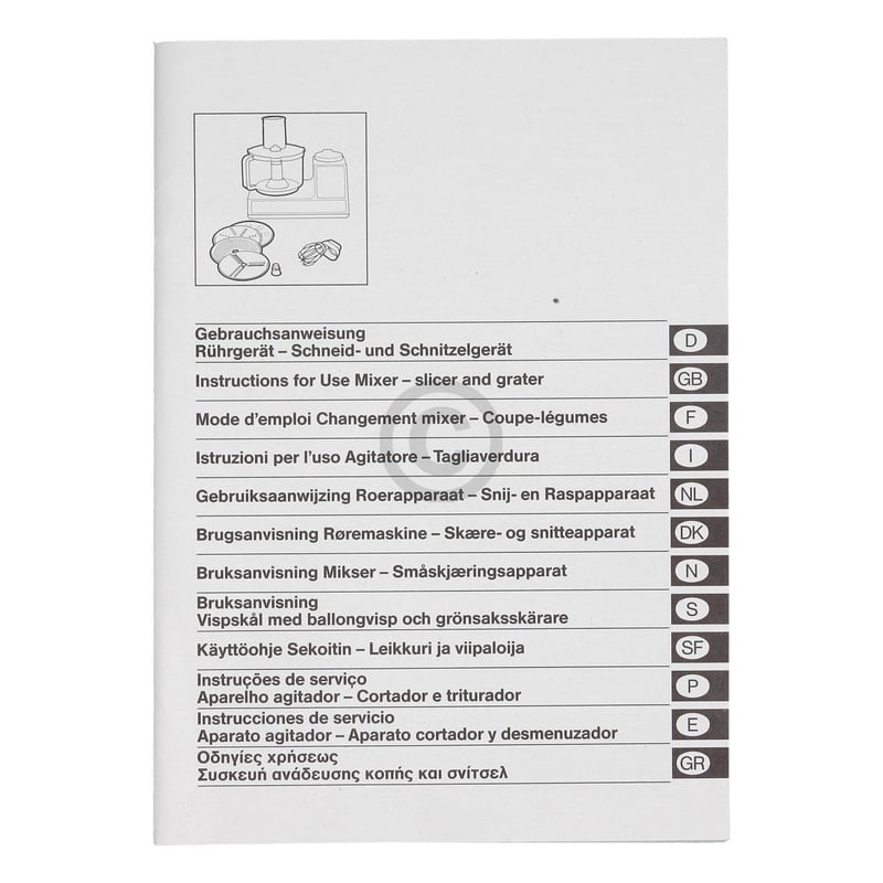 Gebrauchsanleitung  Bosch 00520633 für Küchen-Kleingerät