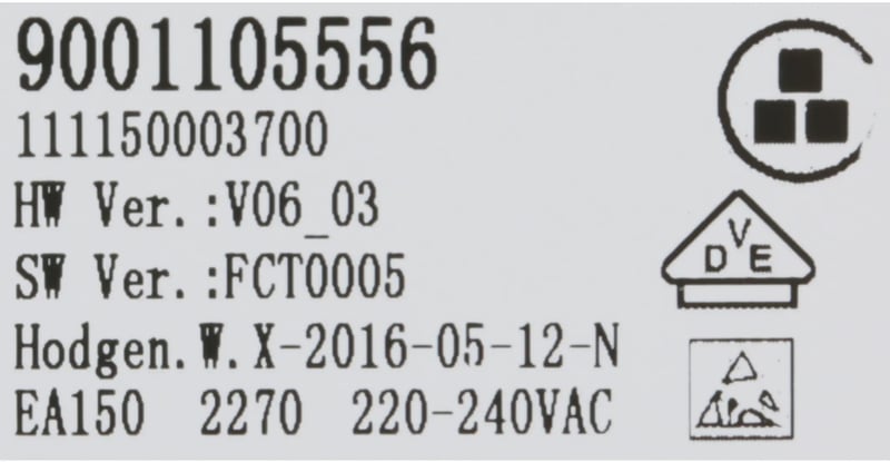 Steuerungsmodul programmiert 12014265