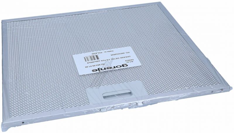 Metallfettfilter für Gorenje Dunstabzugshaube 320x300x9