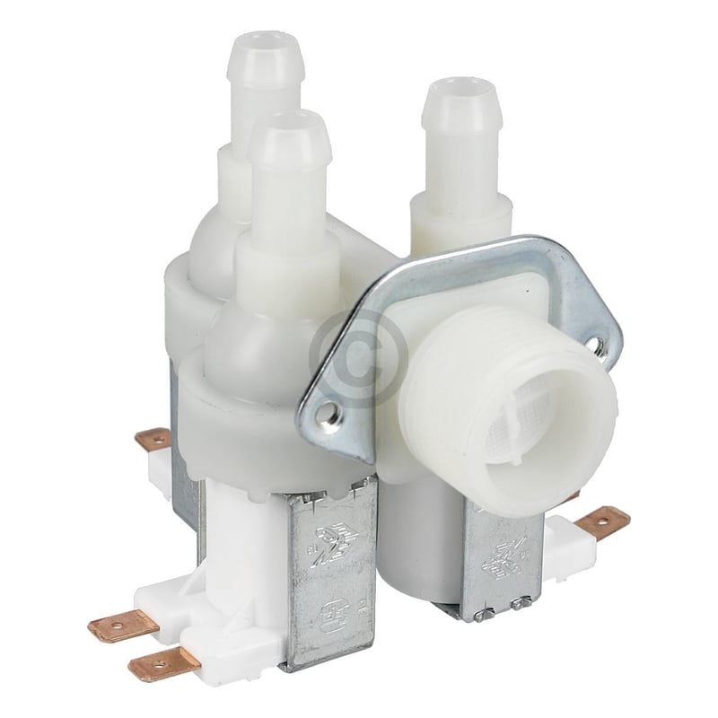 Magnetventil 3fach 90° 11,5mmØ universal für Waschmaschine Geschirrspüler