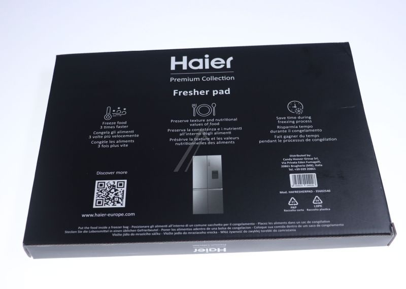 Aluminium-Taca für Kühlschrank Haier schnelles Einfrieren, Auftauen