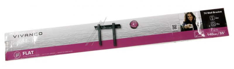 Vivanco TV-Wandhalterung 37971 flach, VESA 400, 35kg