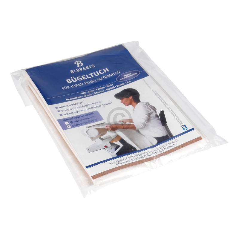 Bügeltuch universal Walzbreite 85cm BLUPARTS für Mangel Bügelautomat 10108576