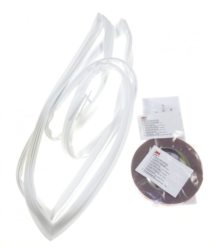 Magnettürdichtung für Liebherr Kühlschrank 711116400 4-seitig, weiss, Montagematerial