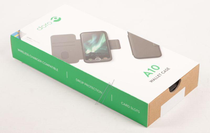 Wallet Case für Aurora A1X Doro 380276 Schutzhülle Graphit
