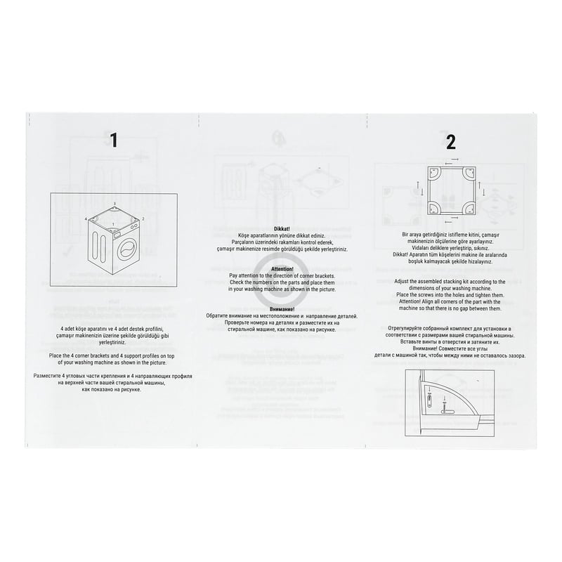 Zwischenbaurahmen BLUPARTS - KOMPATIBEL 10108767 für Trockner