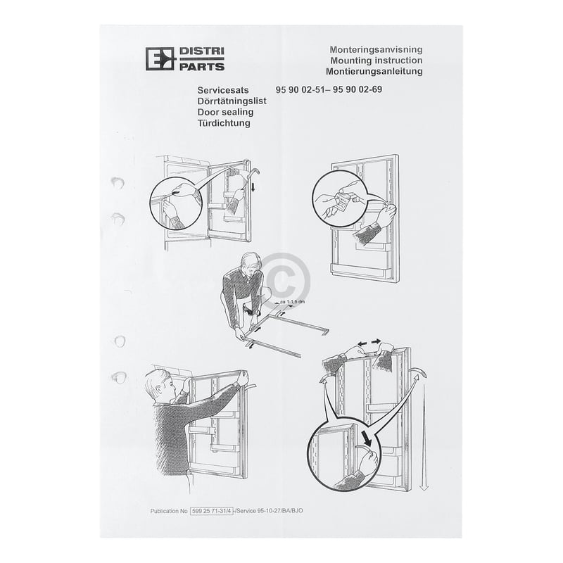 Türdichtung für Gefrierschränke (959002528)