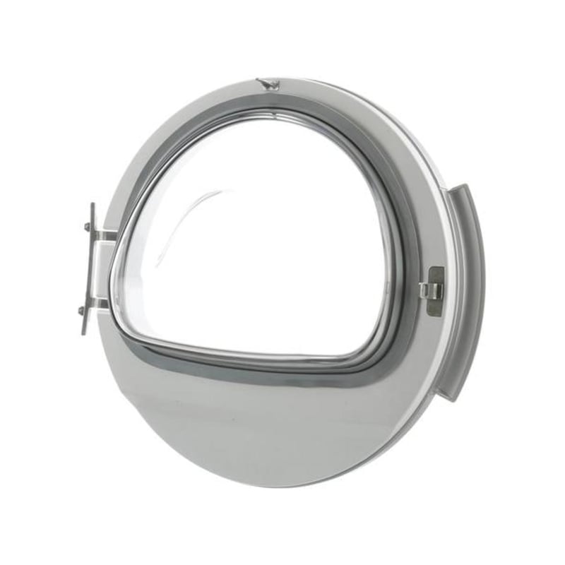 Fenster Komplette tür mit glas (silber-weiß) 11012062