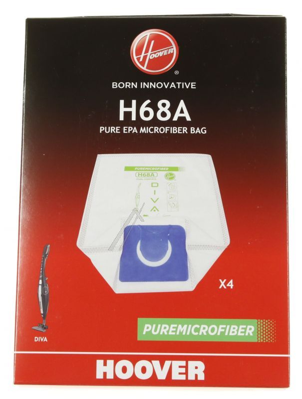 H68a Staubsaugerbeutel Candy/Hoover 35601915 Microfilter