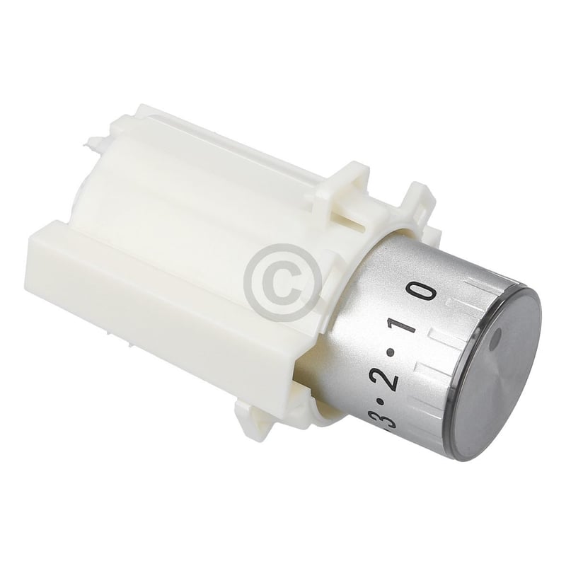 Drehgriff-Kochstelle EDELSTAHL, ohne Zonenzuschaltung,Siemens 00612501 für Herd