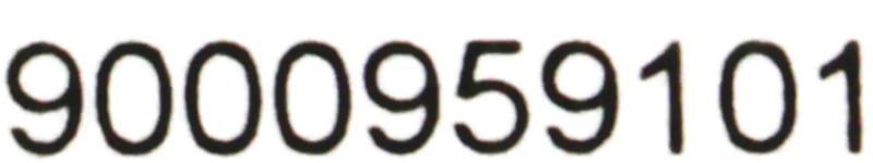 Bedienblende 11001901