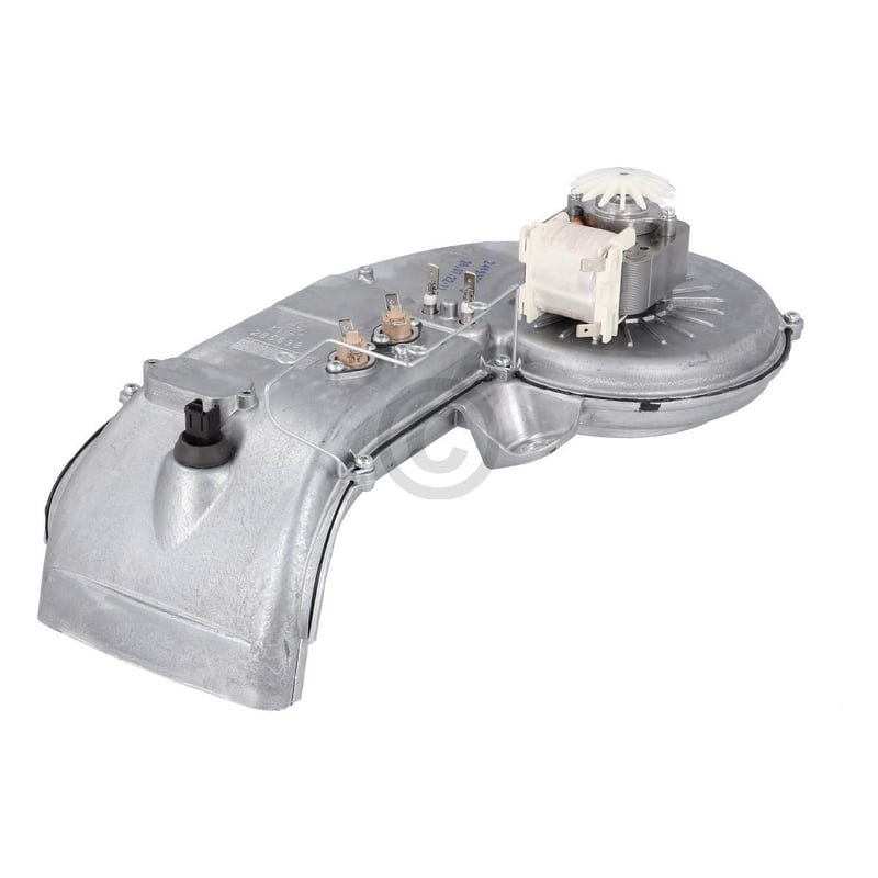 Heizkanal mit Heizung Lüfter Beko 2485300200 für Waschtrockner