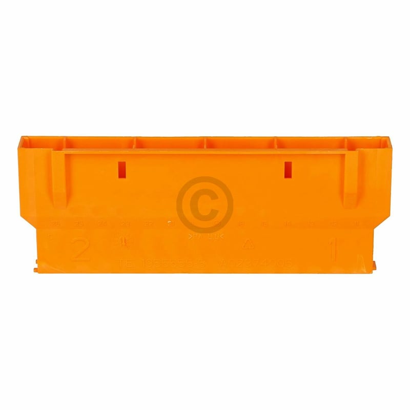 Stecker, Orange, 14POL 1+2 (3151154055)