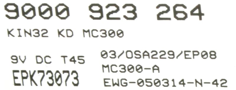 Bedienmodul 00791401