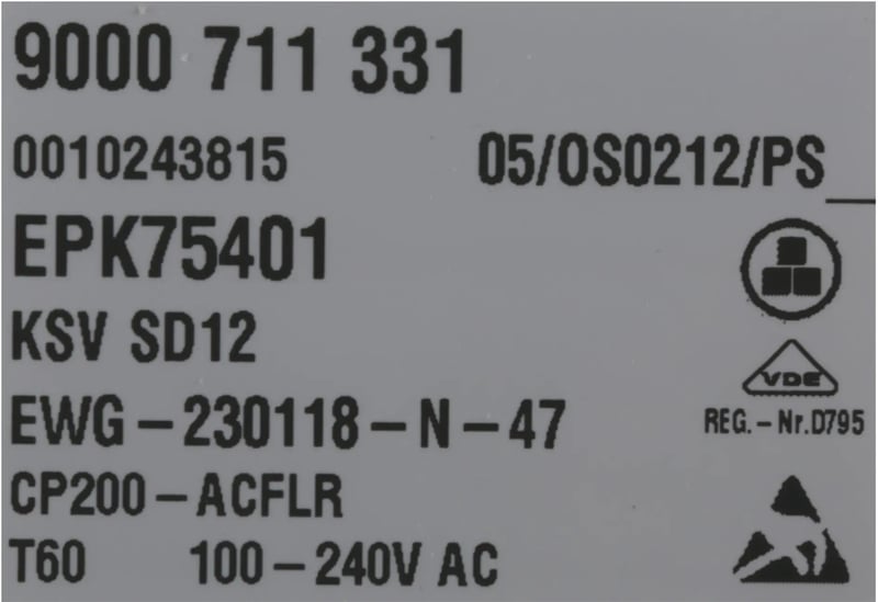 Steuerungsmodul programmiert 12011696