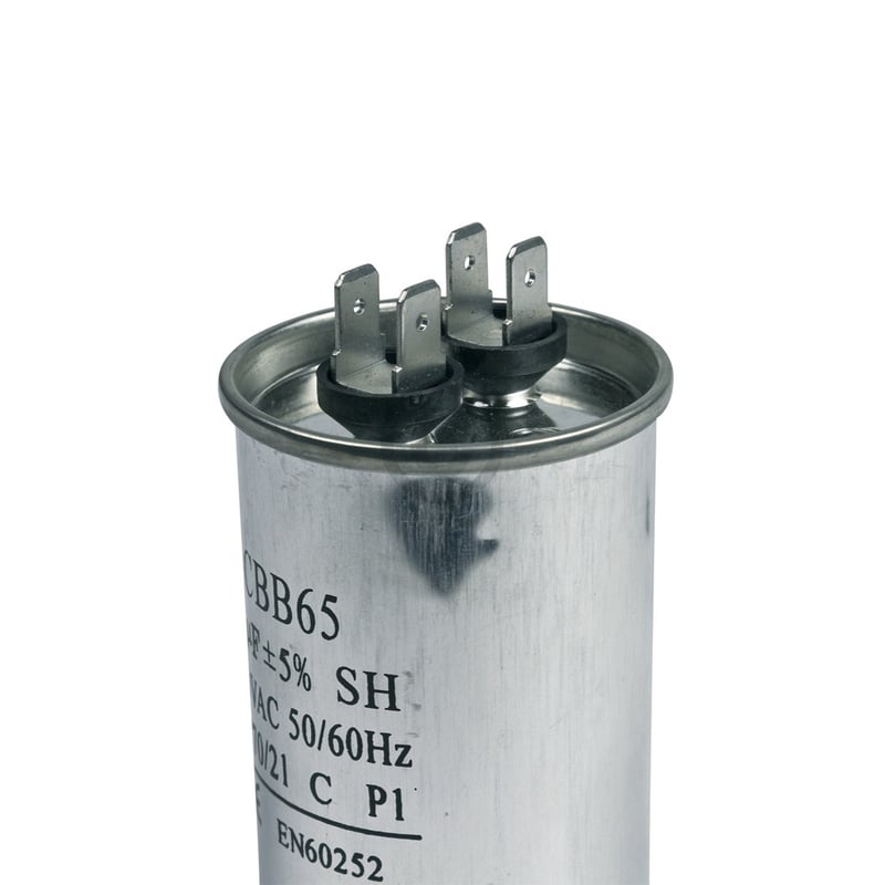 Kondensator 25,00µF 450V Universal mit Steckfahnen CBB65