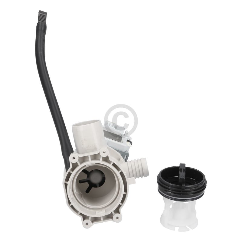 Ablaufpumpe Hisense HK1577219 WuXi Haoli mit Kopf Sieb für Waschmaschine