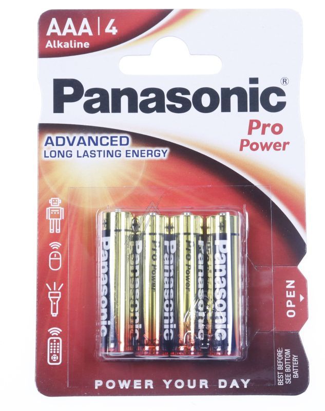 Panasonic AAA Batterien für Staubsauger LR03PPG4BP 4er Pack