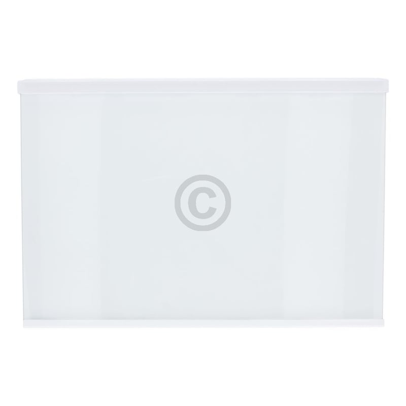 Glasplatte mitte für Kühlteil beko 4657830100 450x305mm mit Leisten für KühlGefrierKombination