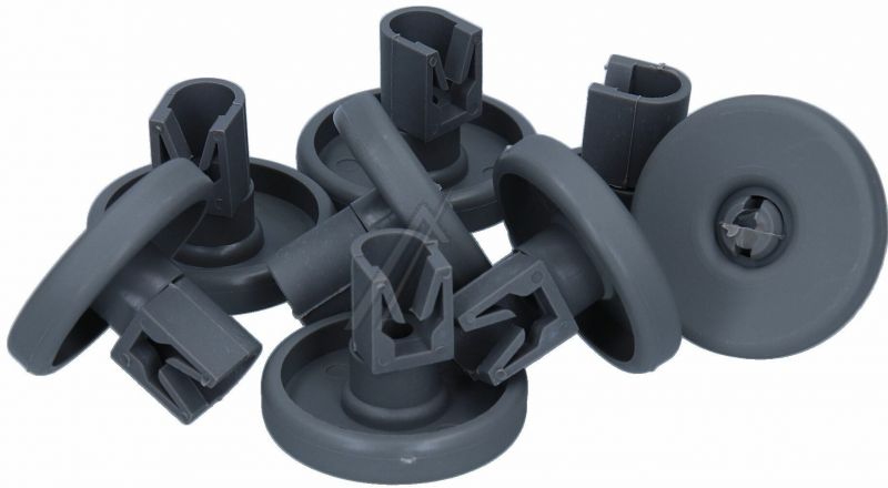 Korbrollen-Set für Geschirrspüler AEG 50286965004 8 Stück grau