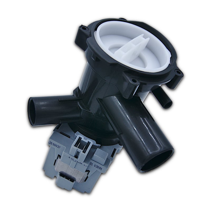 Ablaufpumpe wie Bosch 00144978 mit Pumpenkopf und Sieb für Waschmaschine 00144978