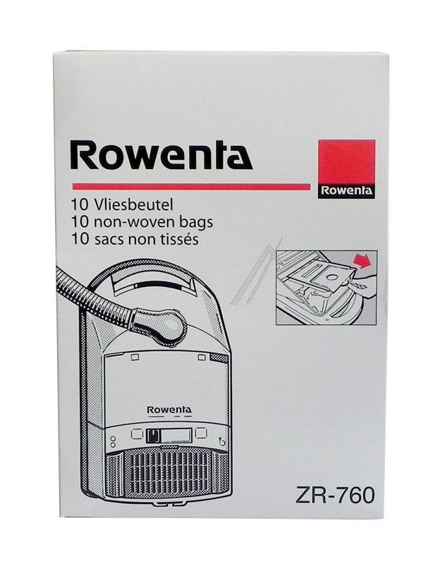 Staubsaugerbeutel für Staubsauger Groupe Seb ZR760 Staubbeutel