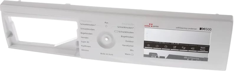 Bedienblende für Backofen Bosch 11026463 Frontblende, Knöpfe