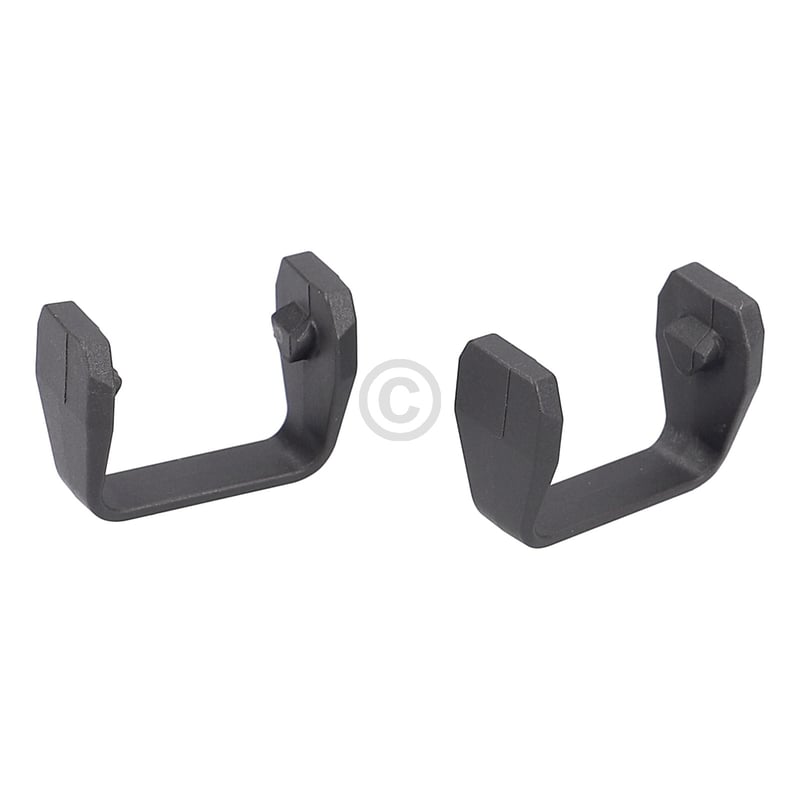 Klammer Set für Türscharnier GAGGENAU 10020041 in Kaffeemaschine 2Stk