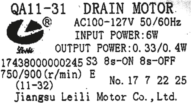 Bremsbelag für Waschmaschine Bosch 12022871 Verschleißteil