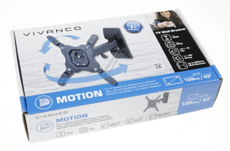 Vivanco BMO 6020 TV-Wandhalterung 37977 Bewegung, VESA 200, 25kg