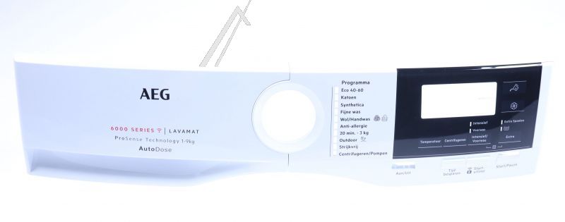 Bandeau für Waschmaschine AEG 140197374014 Weiß