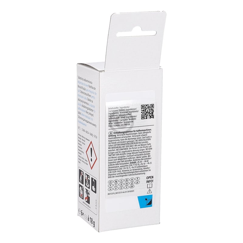 Entkalkungstabs Bosch 00312574 für Kaffeemaschine Wasserkocher Warmwasserspender