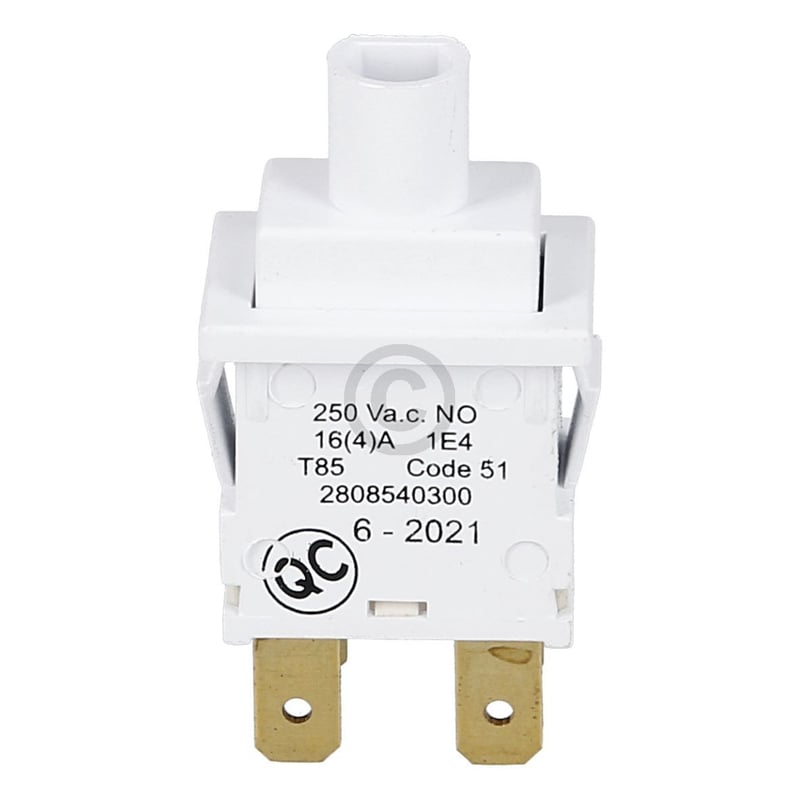 Tastenschalter EIN / AUS beko 2808540400 für Waschmaschine