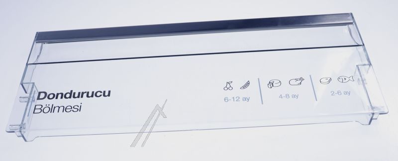 Gehäuseabdeckung für Kühlschrank Whirlpool Indesit 488000616854 transparent Kunststoff