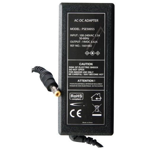 65W Netzteil für Notebooks Classic PSE50055EU 19V, 3.42A