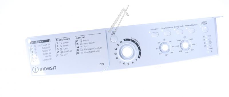 Blende Schubladengriff für Waschmaschine Whirlpool Indesit 488000647884 Waschmittelfach EWC71252WITN