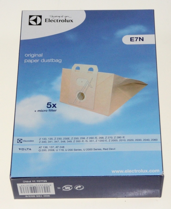 Staubsaugerbeutel AEG 9001959536 5er Set + Mikrofasertuch