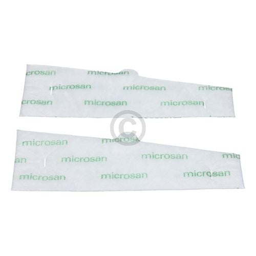 Abluftfiltermatten SIEMENS 00084642 microsan seitlich für Staubsauger 2Stk