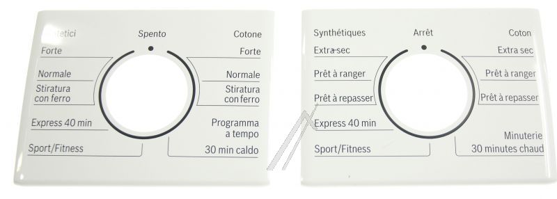 Legende für Trockner Bosch 00631252 Steuerung