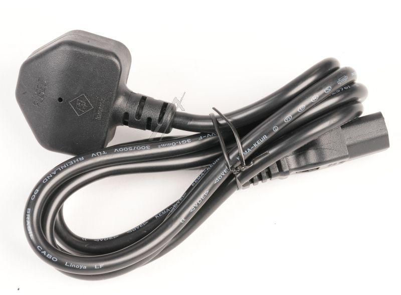 Netzkabel UK-Stecker Segway-Ninebot 01.09.0029.00 3P 10A 250V schwarz für E-Scooter Ladegerät