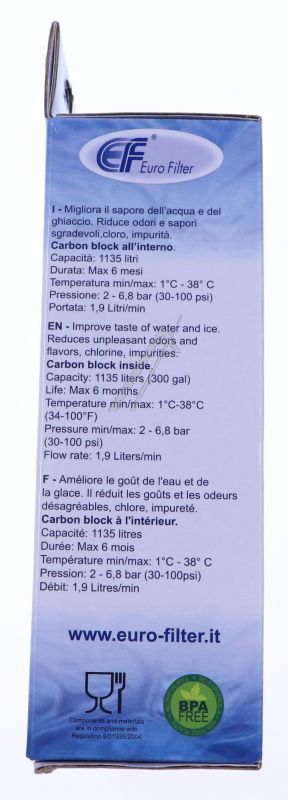 Wasserfilter WF096 für Kühlschrank Eurofilter