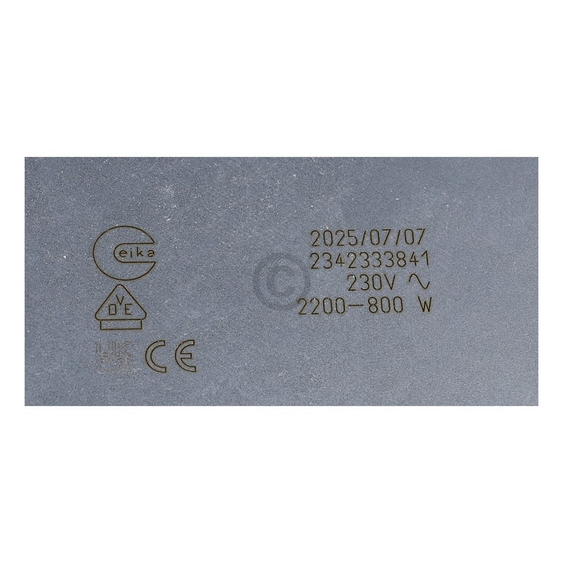 Strahlungsheizung für Hisense/Gorenje Ofen 940241 Keramik, robust