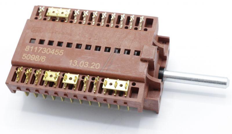 Backofenschalter für Ofen Smeg 811730455 Drehschalter Taktschalter