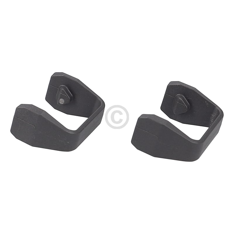 Klammer Set für Türscharnier GAGGENAU 10020041 in Kaffeemaschine 2Stk